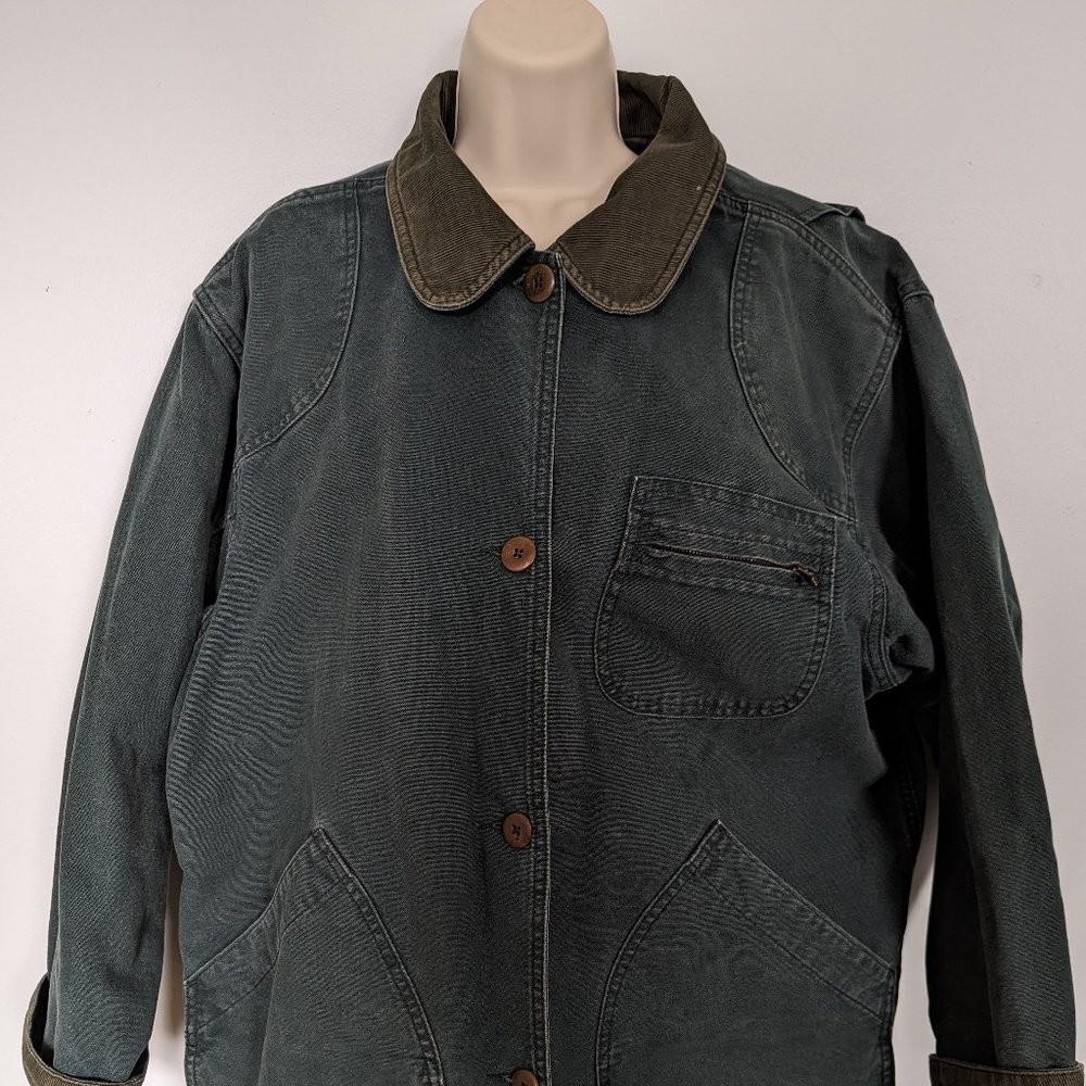Excellent Condition Vintage Womens Large LL Bean Canvas Barn Coat
